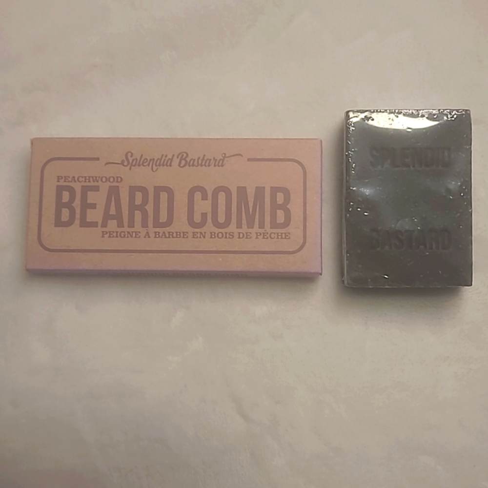 Beard Comb & Charcoal Body Soap